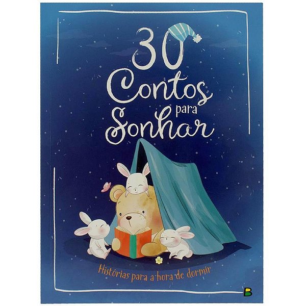 Livro infantil ilustrado 30 contos hora de dormir 32p - todolivro (unidade)