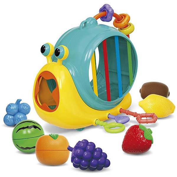Brinquedo para bebe caracol sensorial - maral (unidade)