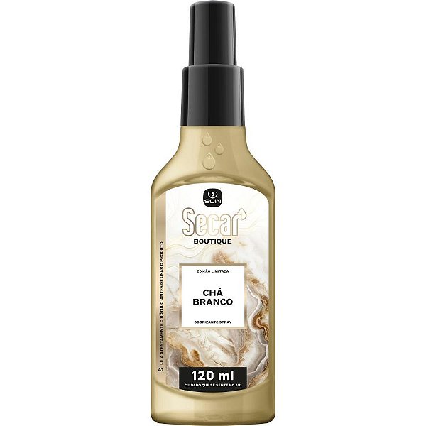 Odorizador de ambiente secar spray cha branco 120ml - soin (unidade)