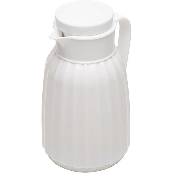 Garrafa termica rosca queem branca 400ml - lyor (unidade)