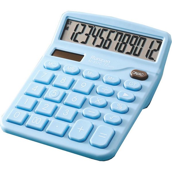 Calculadora de mesa 12dig.candy color 14,5x11,8 az - v.m.p. (unidade)