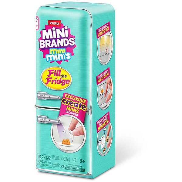 Brincando de casinha geladeira mini brands minis - candide (unidade)