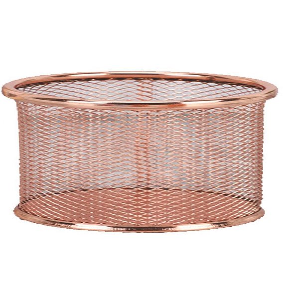 Acessorio para mesa porta clips metal rose gold rf - v.m.p. (unidade)
