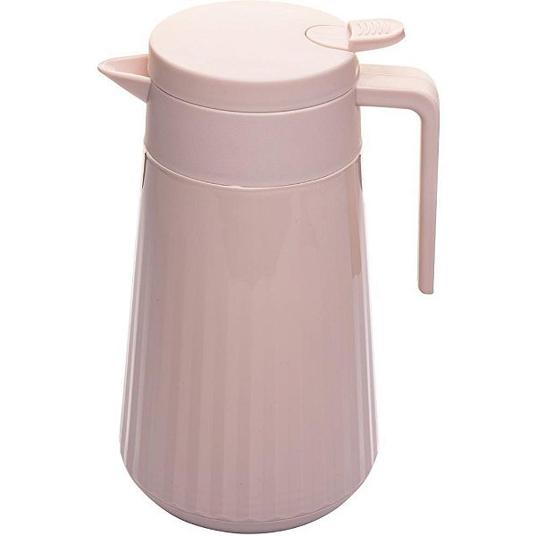 Garrafa termica rosca unique bege 1l - lyor (unidade)