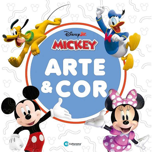 Livro infantil colorir arte e cor mickey e minnie 36p - culturama (unidade)