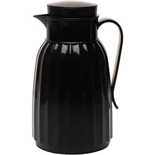 Garrafa termica rosca queem preta 400ml - lyor (unidade)