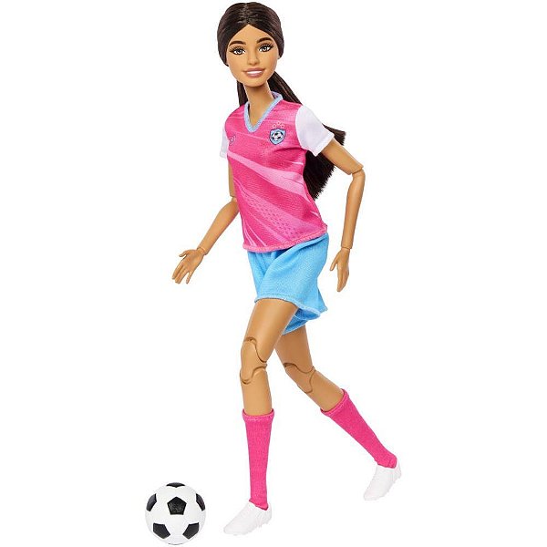 Barbie profissoes brooklyn jogadora de futebol - mattel (unidade)