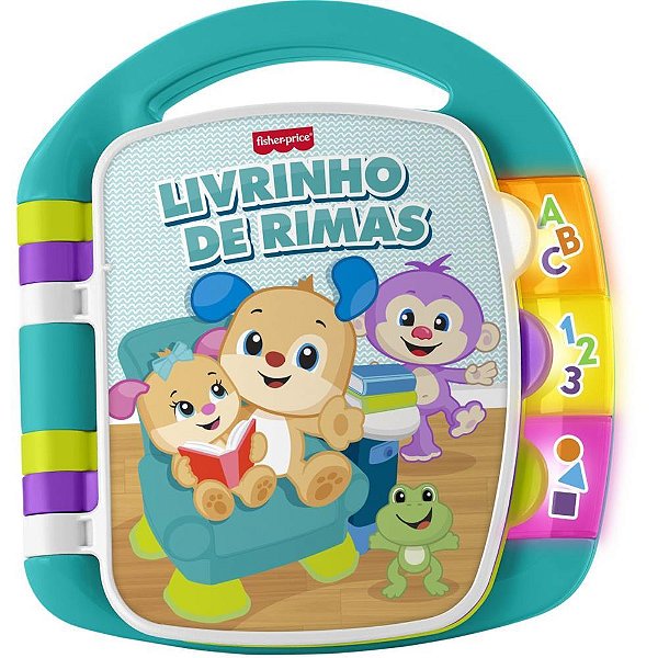 Fisher-price infant livro contos e rimas - mattel (unidade)
