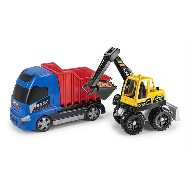 Caminhao maquinas de obras - orange toys (unidade)