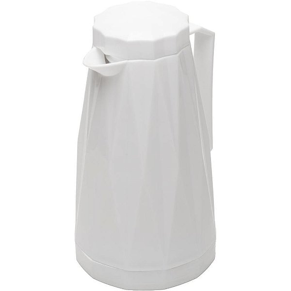 Garrafa termica rosca diamand branca 400ml - lyor (unidade)
