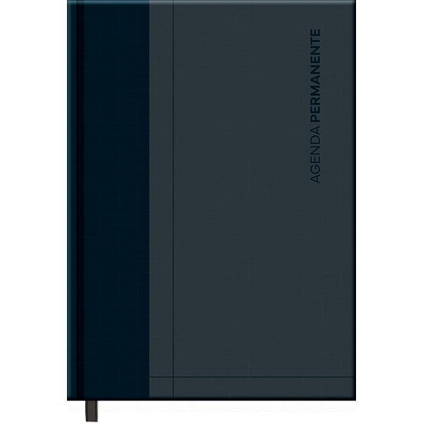 Agenda permanente permanente preta 192f.130x188m - foroni (pct.c/04)