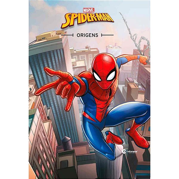 Livro de leitura homem aranha origens capa dura - culturama (unidade)