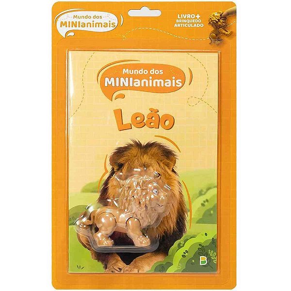 Livro brinquedo ilustrado minianimais: leao 16pg - todolivro (unidade)