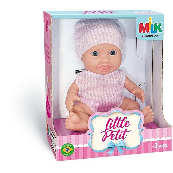 Boneca little petit vinil 18cm (sortido) - milk (unidade)
