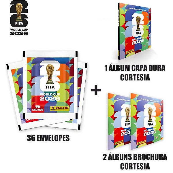 Copa panini 2026 figur.c/1cd+2broch.cortesia - panini (pct.c/36)
