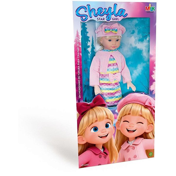 Boneca sheyla star girl 52cm (sortido) - milk (unidade)
