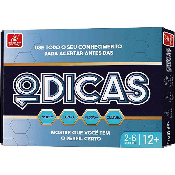 Jogo de tabuleiro 10 dicas - brinc. de crianca (unidade)