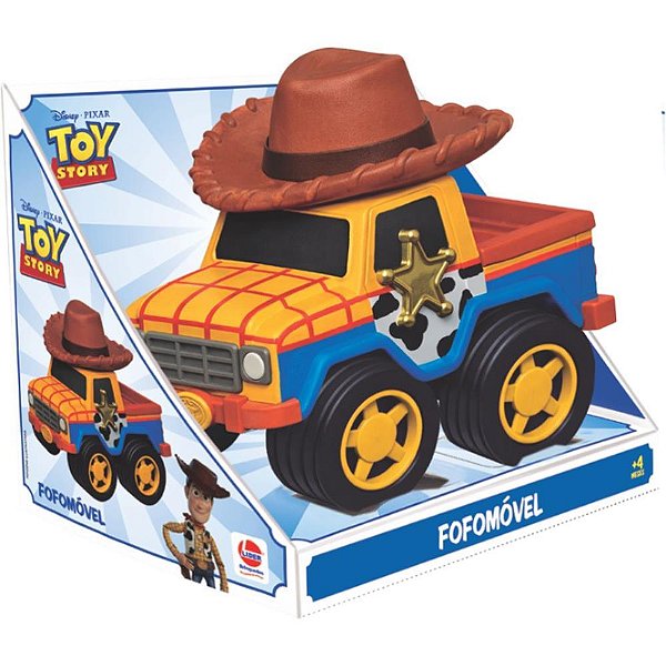 Boneco e personagem toy story woody fofomovel vini - lider (unidade)