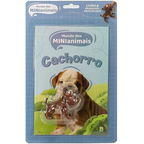 Livro brinquedo ilustrado minianimais: cachorro 16pg - todolivro (unidade)
