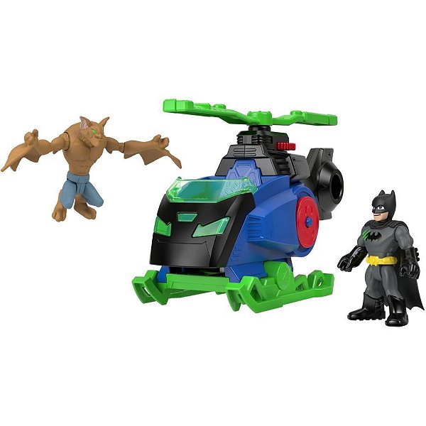 Imaginext dcsf helicoptero do batman - mattel (unidade)
