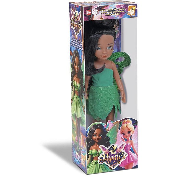 Boneca the mystics negra 34,5cm - bee toys (unidade)