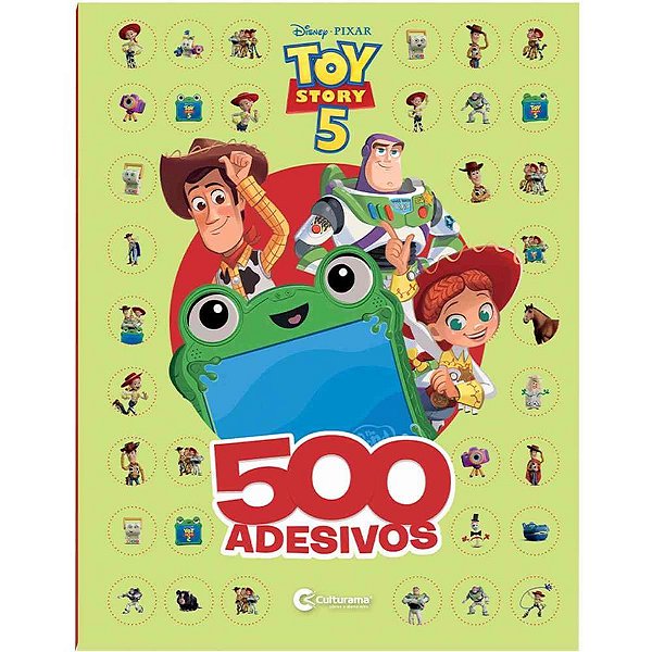 Livro com adesivos toy story 5 40p c/500 adesivos - culturama (unidade)