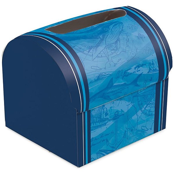 Embalagem para presente caixa maleta caneca marine 10x - packpel (pct.c/10)
