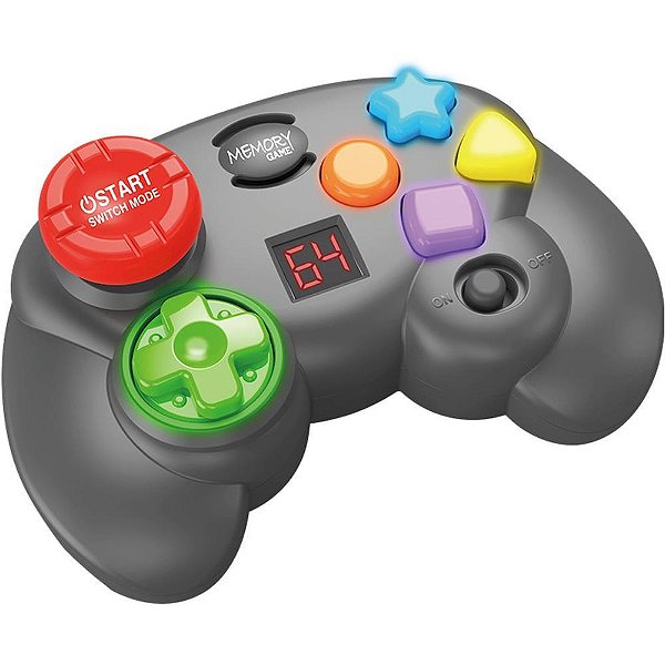 Jogo da memoria joystick 2 em 1 - dm toys (unidade)
