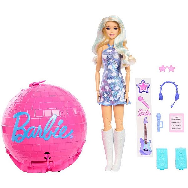 Barbie profissoes pop star reveal c/acessorios - mattel (unidade)