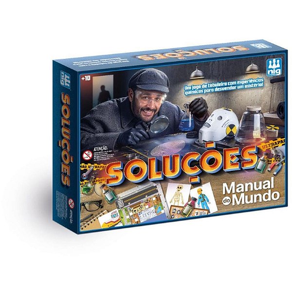 Jogo de tabuleiro solucoes manual do mundo - nig brinquedos (unidade)