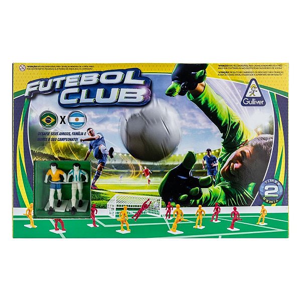 Futebol de botao club 2 brasil x argentina - gulliver (unidade)