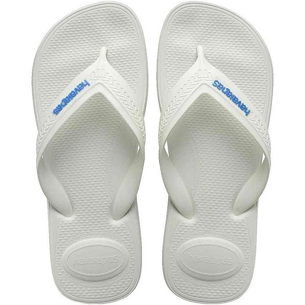 Chinelo havaianas masculino top max comfort 39/0 branco - havaianas (par)