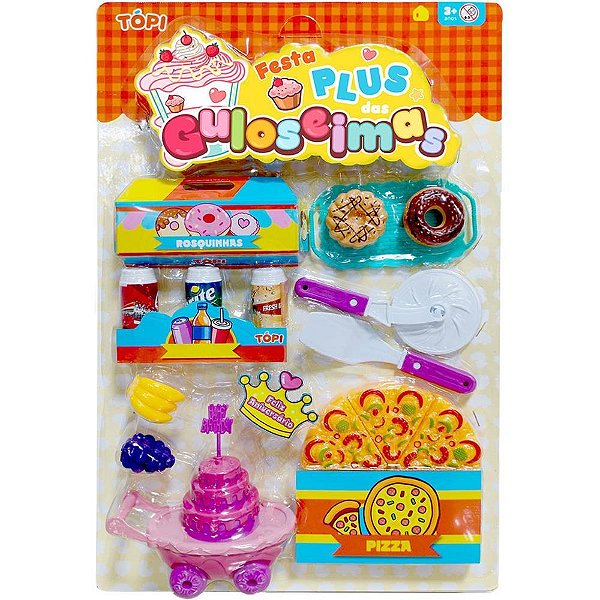 Brincando de casinha topi festa das guloseimas - cardoso toys (unidade)