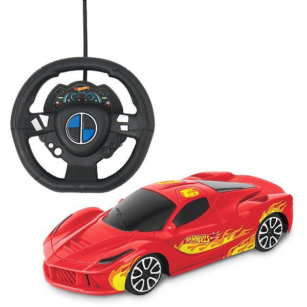 Carrinho controle remoto hot wheels sprint 2 canais 1:2 - multikids (unidade)