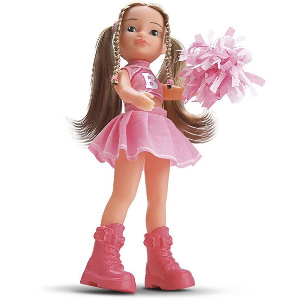 Boneca cheerleader girls power 34,5cm - bee toys (unidade)