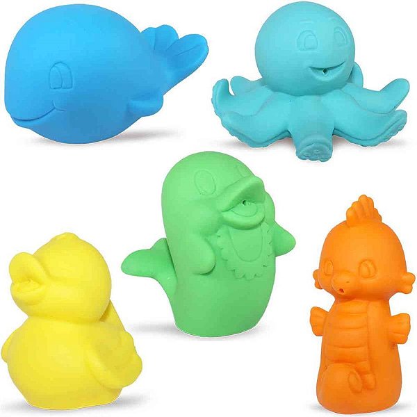Brinquedo para bebe zookids aqua 5pcs (sortido) - sid-nyl (unidade)