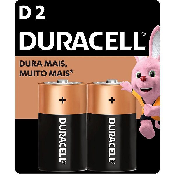Pilha alcalina grande d - duracell (bl.c/02)