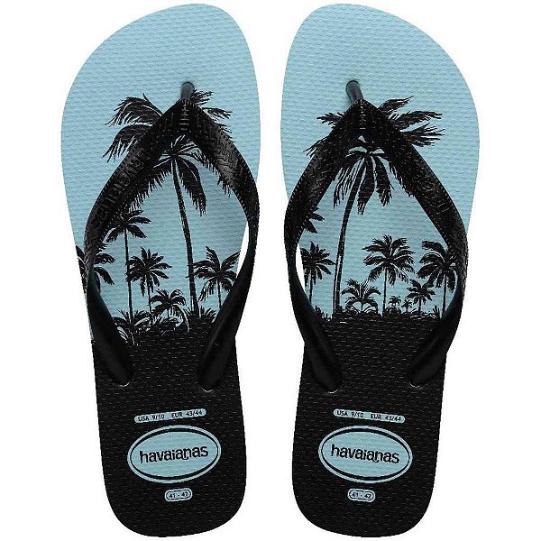 Chinelo havaianas masculino aloha 43/4 azul maceio - havaianas (par)