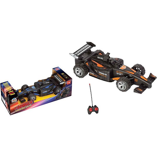Carrinho controle remoto formula racing r/c (sortido) - braskit (unidade)
