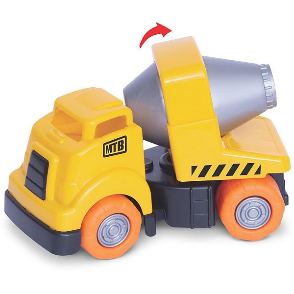 Caminhao mtb truck betoneira - merco toys (unidade)