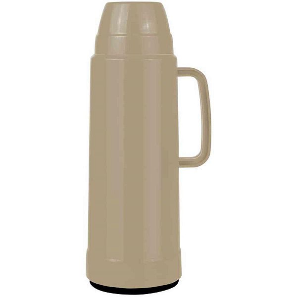 Garrafa termica rosca use bege 1l - mor (unidade)