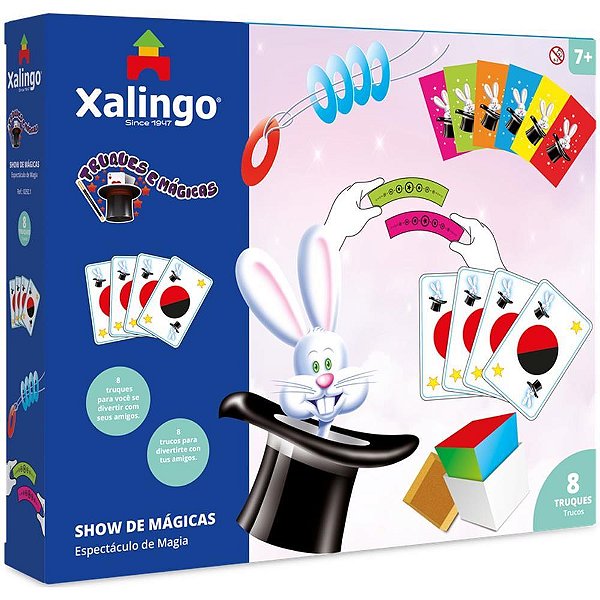 Jogo diverso show de magicas 8 truques - xalingo (unidade)