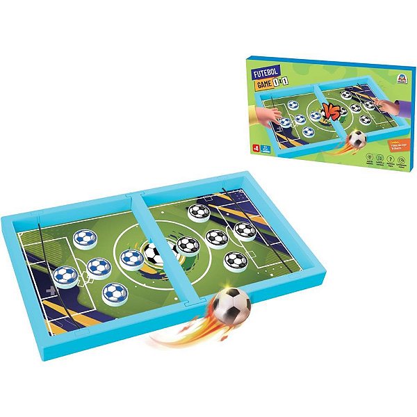 Futebol de botao futebol game 10 discos - braskit (unidade)