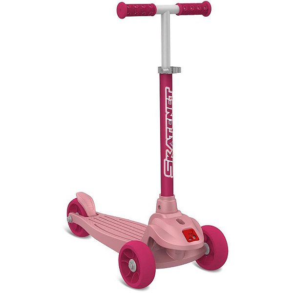 Patinete skatenet rosa - bandeirante (unidade)