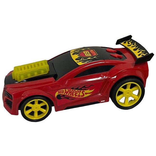 Carrinho hot wheels fire blink luz e so - multikids (unidade)