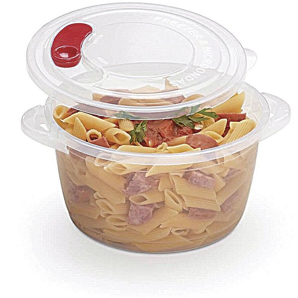 Panela cacarola micro-ondas 1,5l - nitron (unidade)