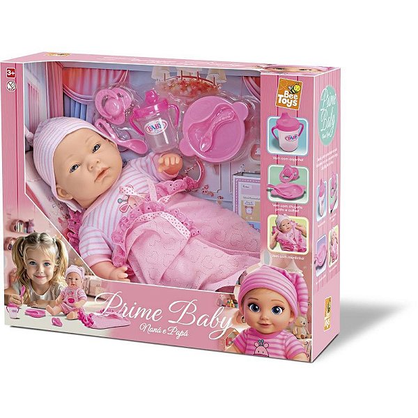 Boneca prime baby 39cm - bee toys (unidade)
