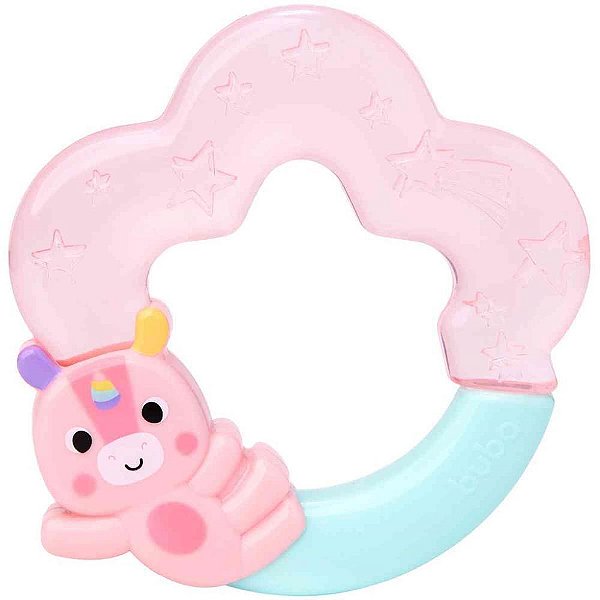Mordedor infantil zoo unicornio c/agua - buba (unidade)