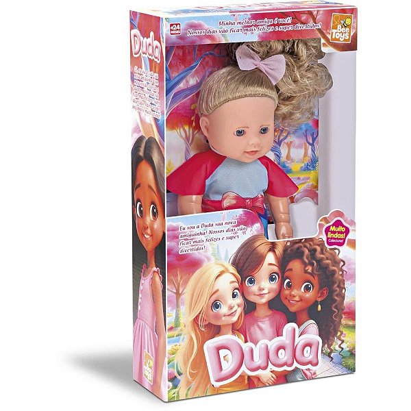 Boneca duda loira 32cm - bee toys (unidade)