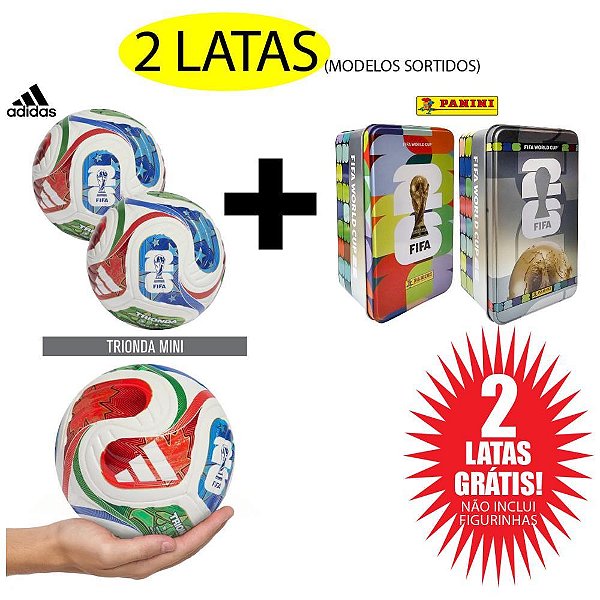 Copa do mundo 2 trionda mini+2 latas classic - adidas (unidade)
